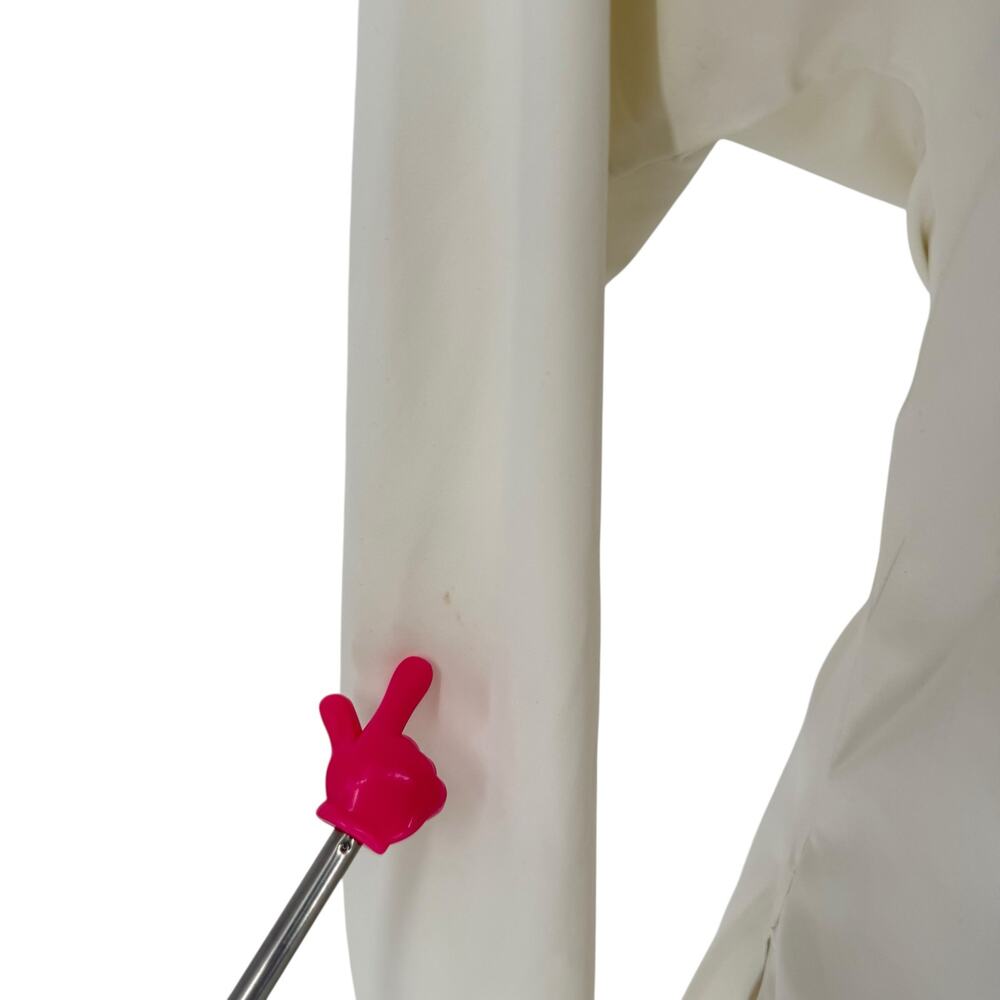 Aday Something Borrowed White Button Front Shirt … - image 5